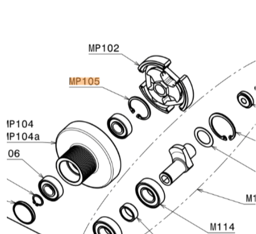 MP105 | Seeger Ø 35 mm DIN 472 (Set of 5) - Image 3