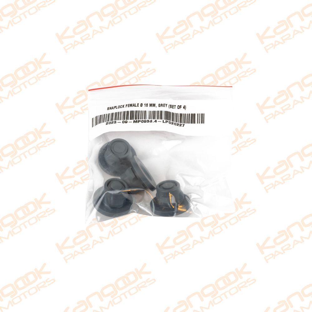 MP093d | Snaplock Female Ø 16 mm, grey (Set of 4) - Image 2