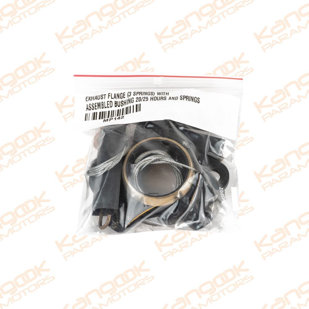 MP142 | Exhaust Flange (3 Springs) with Assembled Bushing 20/25 Hours and Springs - Image 2