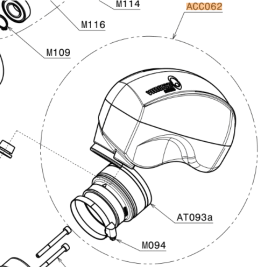 ACC062 | Carbon Air-box silencer complete | Moster 185 Factory R - Image 2
